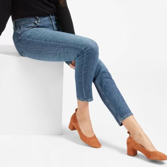 Everlane The High-Rise Skinny Ankle Jean Size 31. New - Picture 5 of 5